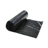Heritage Can Liner 38X58 IN 60 GAL Black LLDPE 1.5MIL 25 Count/Roll 4 Rolls/Case 100 Count/Case