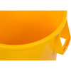 Carlisle Foodservice Products® Trash Can 44 GAL Yellow Round HDPE 1/Each