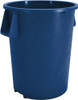 Bronco™ Trash Can 20 GAL Blue LLDPE 1/Each