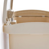 Slim Jim® Trash Can 4 GAL 15 L Beige Resin Step-On Front Step 1/Each