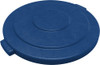 Bronco™ Lid 20 GAL Blue Round HDPE 6/Case