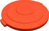 Bronco™ Lid 44 GAL Orange Round Plastic 3/Case