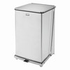 Defenders® Biohazard 1-Stream Trash Can 23X23.5X32.75 IN 25 GAL Square Stainless Steel Step-On 1/Each
