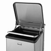 Defenders® Biohazard 1-Stream Trash Can 23X23.5X32.75 IN 25 GAL Square Stainless Steel Step-On 1/Each