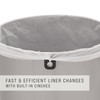 Refine™ 1-Stream 17.7X17.7X29.6 IN 23 GAL Stainless Round Metal With Open Lid 1/Each