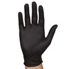Food Service Gloves XL Black Nitrile Rubber Disposable Powder-Free 250 Count/Pack 4 Packs/Case 1000 Count/Case