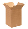 Box 16X16X16 IN Kraft Corrugated Cardboard Variable Depth (10-12-14-16) 15/Bundle