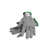 Safety Gloves XL Silver Green Metal Mesh Cut Resistant Rolled Cuff 1/Each