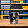 Gloves Large (LG) Gray Seamless Microfoam Grip 1/Pair
