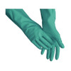 ProWorks® Gloves Large (LG) 13 IN Green 15MIL Nitrile Flock Lined Non-Slip Grip Solvent Resistant Straight Cuff 1/Dozen