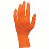Safety Zone® Examination Gloves Large (LG) Orange 5MIL Micro Texture Nitrile Powder-Free 100 Count/Box 10 Box/Case