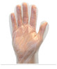 Safety Zone® Gloves XL Clear 1MIL HDPE Powder-Free 500 Count/Box 20 Box/Case