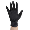 JobSelect® Gloves XL Black 3.5MIL Nitrile Powder-Free Textured 100 Count/Pack 10 Packs/Case 1000 Count/Case