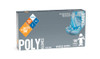 Gloves Large (LG) Blue Plastic Powder-Free Hybrid 100 Count/Pack 10 Packs/Case