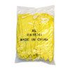 Safety Zone® Gloves XL 12 IN Yellow 16MIL Latex Flock Lined Rolled Cuff Diamond Grip 12 Count/Pack