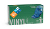Gloves Large (LG) Blue Vinyl Powdered 1000/Case