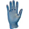 Safety Zone® Gloves Large (LG) Blue Vinyl Powdered 1000/Case