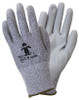 Safety Zone® Work Gloves Large Gray Cut Resistant Foam Coated Latex Coated Palm & Fingertips High Pressure 12 Ct/Pack