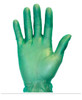 Gloves XL Green Vinyl Powder-Free 1000/Case