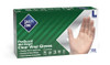 Safety Zone® Gloves Med. Clear 3MIL Mid-Weight Vinyl Powder-Free Touch Screen Compatible 100 Count/Box 10 Box/Case