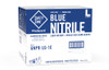 Safety Zone® General Purpose Gloves XL 9.65 IN Blue 5.1g Nitrile Rubber Powder-Free 100 Count/Pack 10 Packs/Case