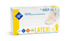 Safety Zone® Examination Gloves Large (LG) Natural Latex Disposable Powder-Free 100/Box