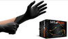 Safe Guard Gloves XL Black 5MIL Nitrile 100 Count/Box 10 Box/Case