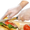 Gloves Medium (MED) White Vinyl Powder-Free 1000/Case