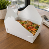 Bio-Pak® Take-Out Box Fold-Top 8.5X6.25X2.5 IN Paper White Rectangle 200/Case