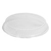 Lid Dome 9X1.5 IN Plastic Clear Round For Container 200/Case