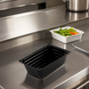 WNA Atrium Take-Out Container Base 4.97X3.33X1.58 IN OPS Black Rectangle 1000/Case