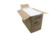 Take-Out Container Base & Lid Combo 30 OZ 2 Compartment Plastic Black Clear 150/Case