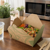 Bio-Plus Earth® Take-Out Box Fold-Top Kraft Green Sonoma 200/Case