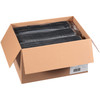 Take-Out Container Base 5X6.66X1.1 IN CPET Black Rectangle 600/Case