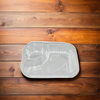 Polar Pak® Nacho Take-Out Tray Base 6X5X2 IN 2 Compartment OPS Clear Rectangle With Sauce Compartment 500/Case