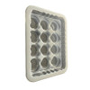 Meatball Serving Tray Base 8.75X6.72X1.8 IN PP PE Natural 3920/Pallet