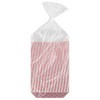 Food Tray 3 LB Paperboard Red White Plaid 500/Case