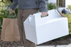 Catering Take-Out Box Barn 18X12X9 IN White 25/Case