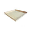 NOAH39 Serving Tray 15.4X15.4X1.6 IN Wood Natural Square Heavy Duty 1 Count/Pack 10 Packs/Case 10 Count/Case