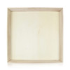 NOAH39 Serving Tray 15.4X15.4X1.6 IN Wood Natural Square Heavy Duty 1 Count/Pack 10 Packs/Case 10 Count/Case