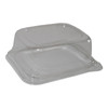 Lid Dome 5.8X4.9X2.1 IN PET Clear Rectangle For Sandwich Wedge 300/Case
