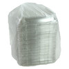 Lid Dome 6.1X8.3X1.3 IN PET Clear Rectangle For Container 300/Case