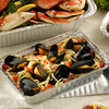 Take-Out Container Base 6.5X5 IN Aluminum Silver Oblong Shallow 1000/Case