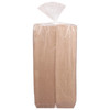 Take-Out Box Hinged With Dome Lid 5X4.63X3 IN Corrugated Paperboard Kraft Square Fluted 400/Case