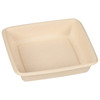 Pulp Plus™ Take-Out Container Base 9X9 IN Pulp Fiber Natural Square 300/Case