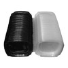 Culinary Lites Take-Out Container Hinged With Dome Lid 9X9X3.0125 IN PP Black Clear Square 120/Case