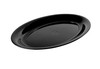 Platter Pleasers Serving Tray Base 21X14 IN PS Black Oval 20/Case