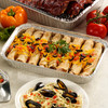 Take-Out Container Base 8.5X6.75X1.5 IN Aluminum Silver Oblong 500/Case