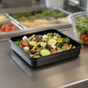 BonFaire® Cold Take-Out Container Base PET Black Clear 100/Case