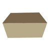 Take-Out Container Base Medium (MED) 11.38X16.25 IN Black Gold Gourmet Bulk 150/Case
